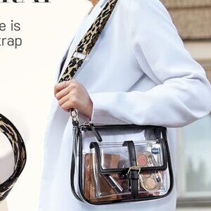 Clear black bag